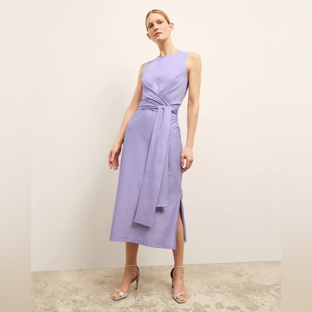 M.M LaFleur Monte 1.0 Dress-Organic Jersey Pima Cotton Light Orchid Size XXL NWT